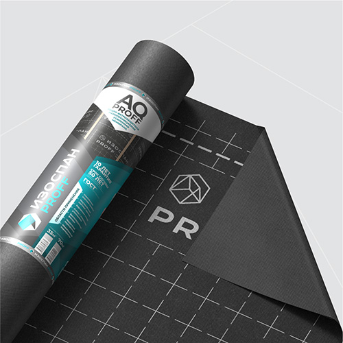 Изоспан AQ 188 proff, 43,75х1,6 м, (70 м2) Гидро-ветрозащитная паропроницаемая усиленная диффузионная мембрана